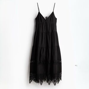 H&M Black Lace cut out dress